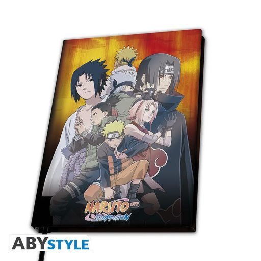 NARUTO SHIPPUDEN ajándékcsomag: utazó bögre + jegyzetfüzet
