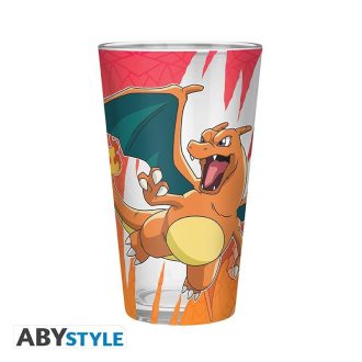 POKEMON Üveg pohár (400ml) - Charizard