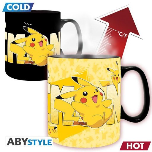 POKEMON Hőre változó Bögre (460 ml) - Pikachu