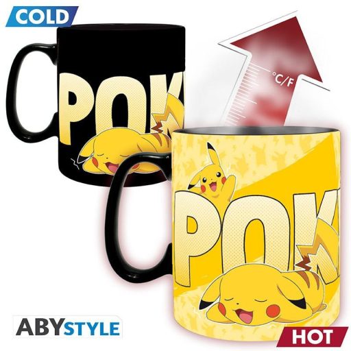 POKEMON Hőre változó Bögre (460 ml) - Pikachu
