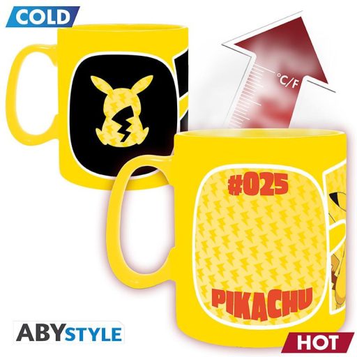 POKEMON Hőre változó bögre (460 ml) - Pikachu 25