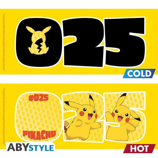 POKEMON Hőre változó bögre (460 ml) - Pikachu 25