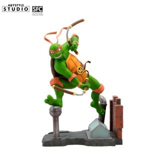 TMNT Figura - Michelangelo 1:10 (magasság: 21 cm)