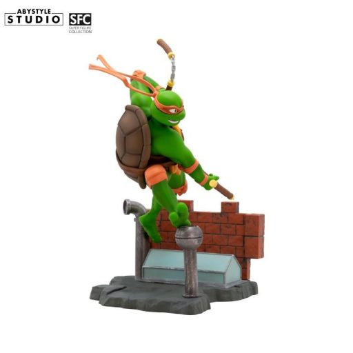 TMNT Figura - Michelangelo 1:10 (magasság: 21 cm)