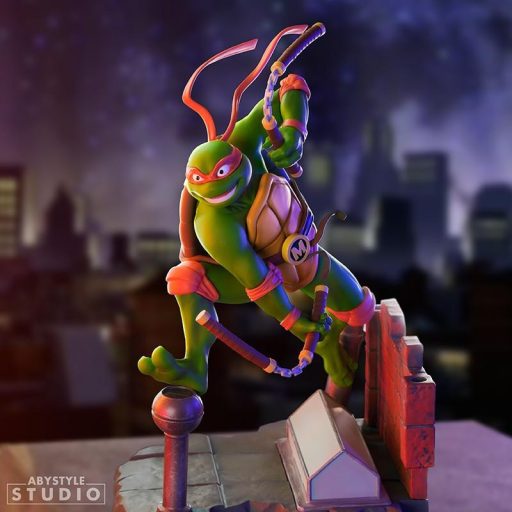 TMNT Figura - Michelangelo 1:10 (magasság: 21 cm)
