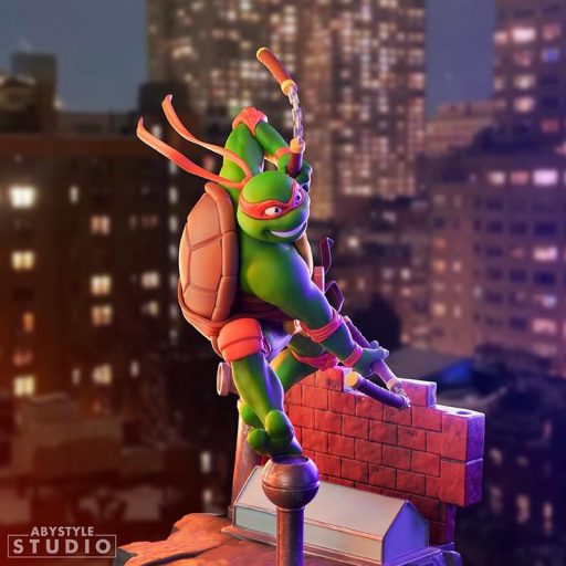 TMNT Figura - Michelangelo 1:10 (magasság: 21 cm)