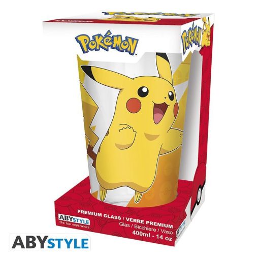 Pokemon nagy pohár (400 ml) - Pikachu