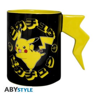 POKEMON 3D Pikachu bögre - villám