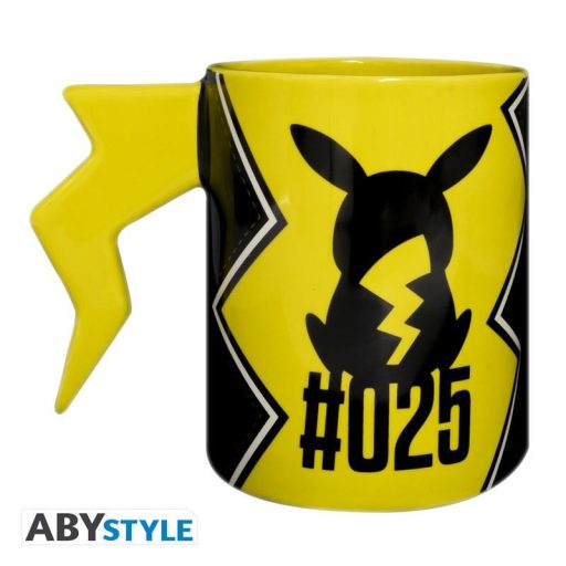 POKEMON 3D Pikachu bögre - villám