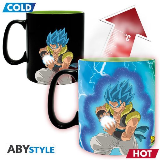 DRAGON BALL BROLY Hőre változó Bögre (460 ml) - Gogeta & Broly