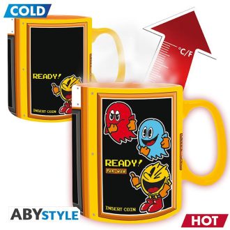 PAC-MAN Hőre változó Bögre (460 ml) - Arcade