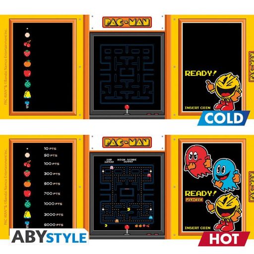 PAC-MAN Hőre változó Bögre (460 ml) - Arcade