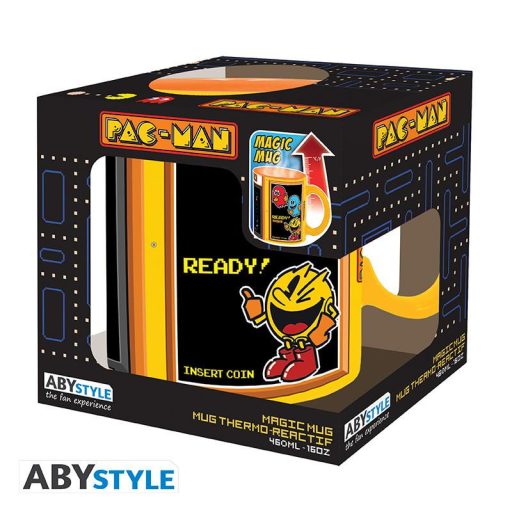 PAC-MAN Hőre változó Bögre (460 ml) - Arcade
