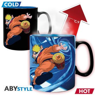   Naruto Shippuden Hőre változó Bögre (460 ml) - Naruto & Sasuke