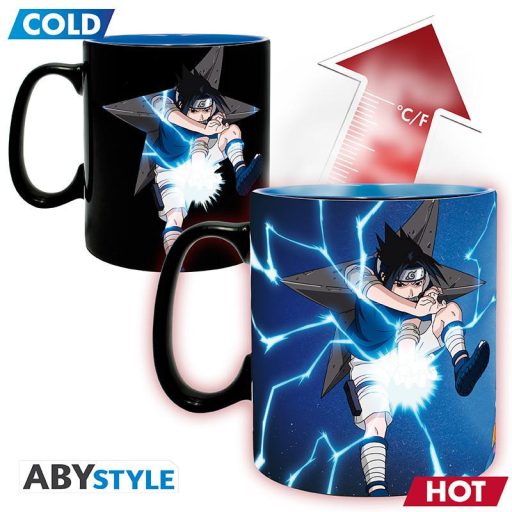 Naruto Shippuden Hőre változó Bögre (460 ml) - Naruto & Sasuke