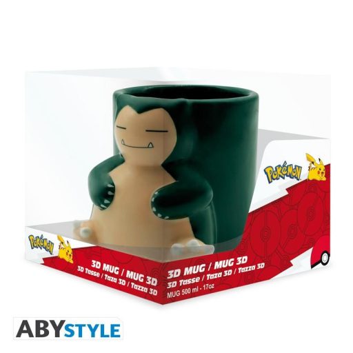 POKEMON 3D Snorlax bögre