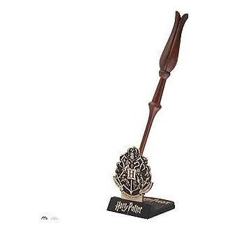   Harry Potter varázspálca toll & állvány 3D könyvjelzővel - Luna Lovegood