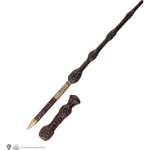 Harry Potter varázspálca toll & állvány 3D könyvjelzővel - Albus Dumbledore