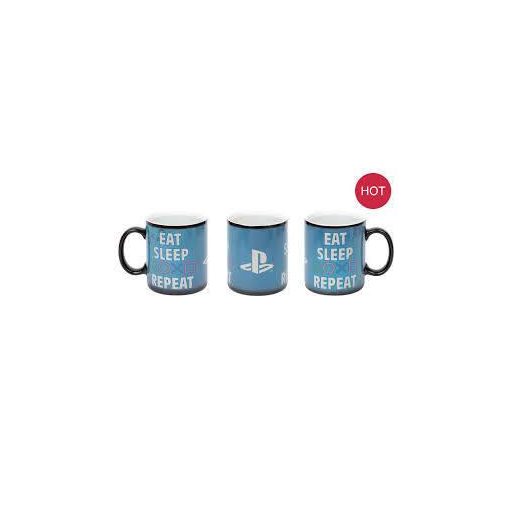 Playstation Hőre változó bögre - EAT SLEEP PLAY REPEAT