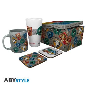   Harry Potter ajándékcsomag: bögre, pohár, 2 x alátét - Együttállás
