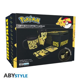 POKEMON ajándékcsomag: XXL pohár, bögre, 2 alátét