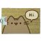 Pusheen cica lábtörlő - Pusheen mindja Hi (60x40 cm)