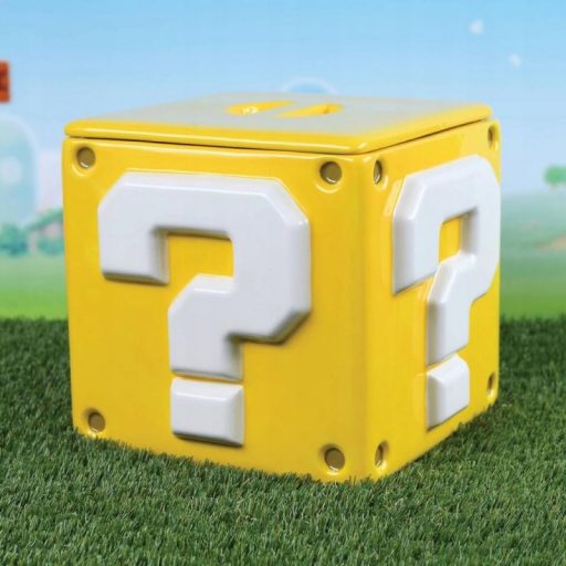 Super Mario Kérdőjel blokk - kekszes doboz
