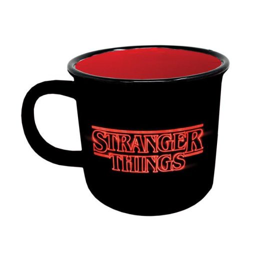 STRANGER THINGS Tábor szett - fém bögre és kulcstartó