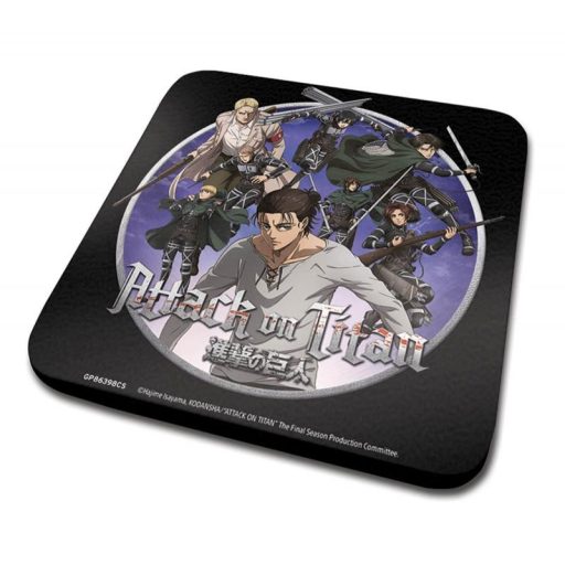 ATTACK ON TITAN AJÁNDÉK SZETT: BÖGRE, ALÁTÉT, KULCSTARTÓ