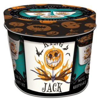   Karácsonyi Lidércnyomás (KING JACK) AJÁNDÉK SZETT: Bögre & Alátét Emléktárgy Doboza