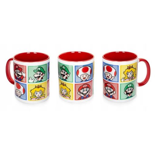 Super Mario ajándékcsomag: vizespalack,  bögre és mágnes