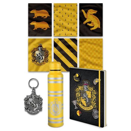 HARRY POTTER (SZÍNES CÍMER HUFFLEPUFF) PRÉMIUM AJÁNDÉKCSOMAG