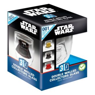 Star Wars 3D üveg pohár - Darth Vader