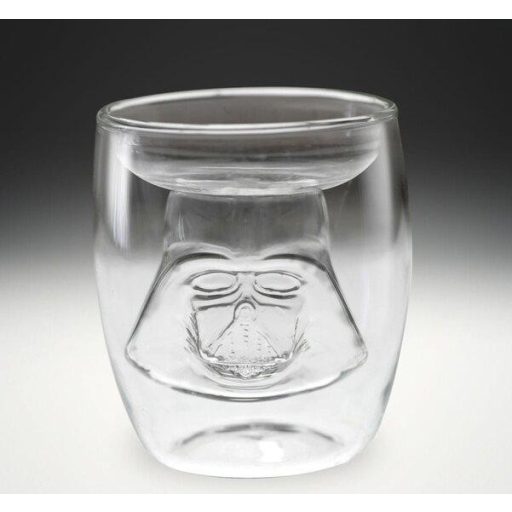 Star Wars 3D üveg pohár - Darth Vader