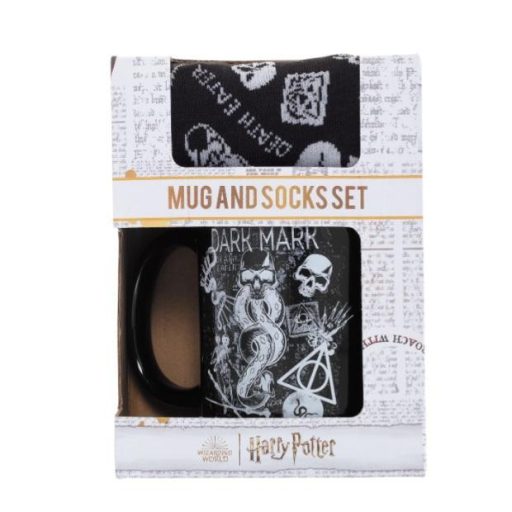 HARRY POTTER (SÖTÉT MÁGIA) KUPA ÉS ZOKNI AJÁNDÉK SZETT
