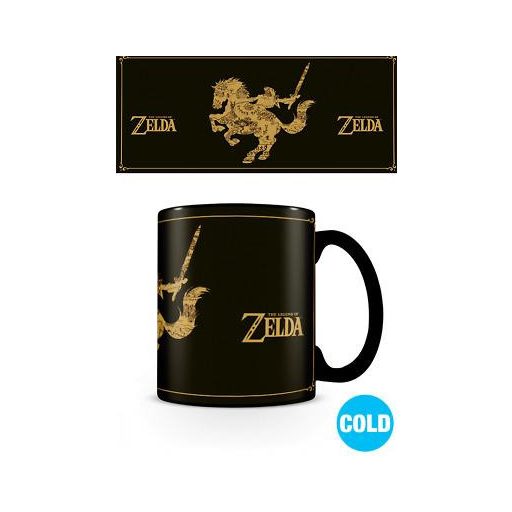 THE LEGEND OF ZELDA (TÉRKÉP SILHOUETTE) - Hőre változó bögre