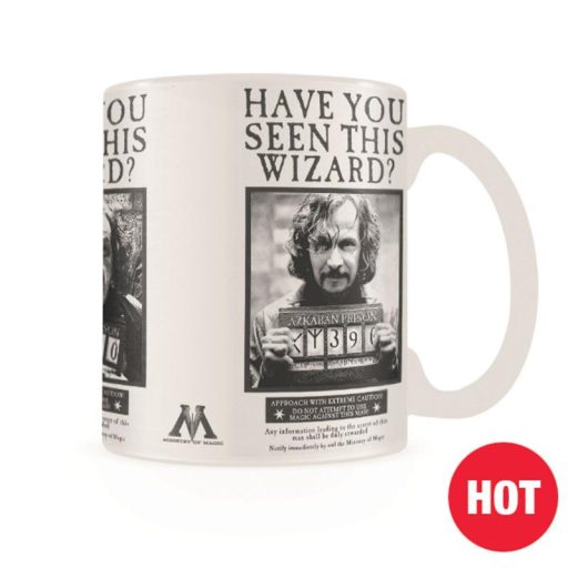 Harry Potter Wanted Sirius Black Hőre változó bögre