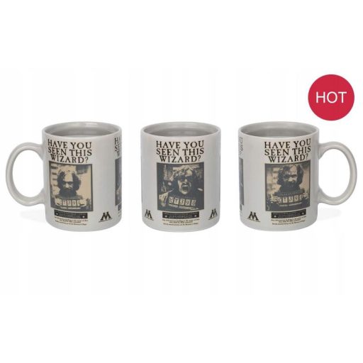 Harry Potter Wanted Sirius Black Hőre változó bögre