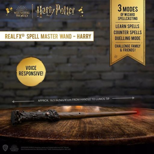Harry Potter hangaktivált varázspálca - Harry Potter (41 cm)