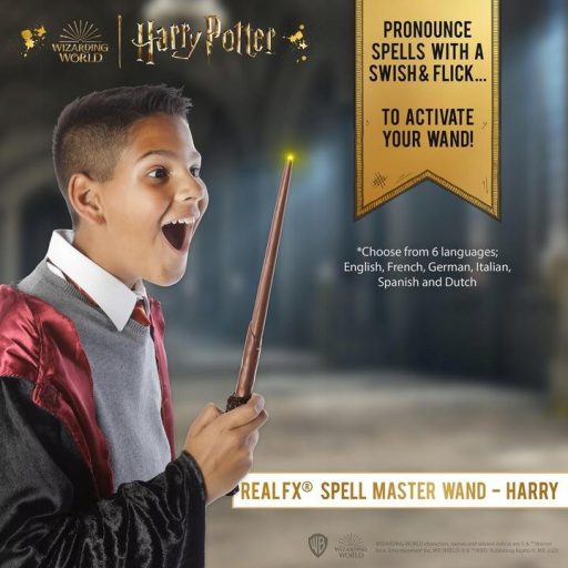 Harry Potter hangaktivált varázspálca - Harry Potter (41 cm)