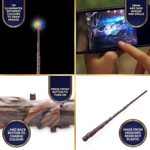 HARRY POTTER - Deluxe Lumos Varázspálca - Hermione - 35 cm (újratölthető akkumulátorral)
