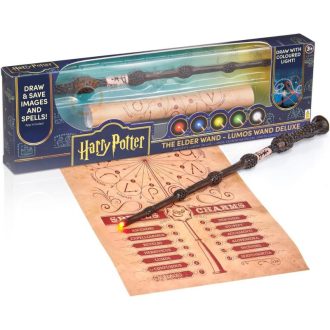   HARRY POTTER - Deluxe Lumos Pálca - Fekete - 35 cm (újratölthető akkumulátorral)