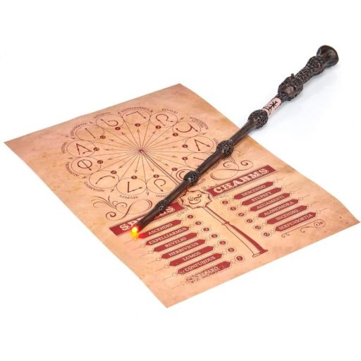 HARRY POTTER - Deluxe Lumos Pálca - Fekete - 35 cm (újratölthető akkumulátorral)