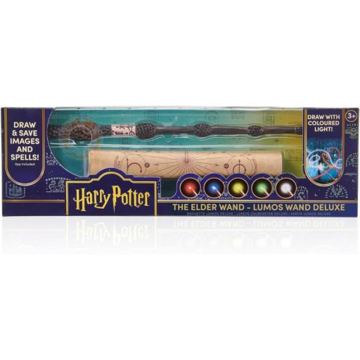 HARRY POTTER - Deluxe Lumos Pálca - Fekete - 35 cm (újratölthető akkumulátorral)