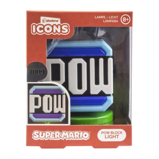 Super Mario POW blokk lámpa
