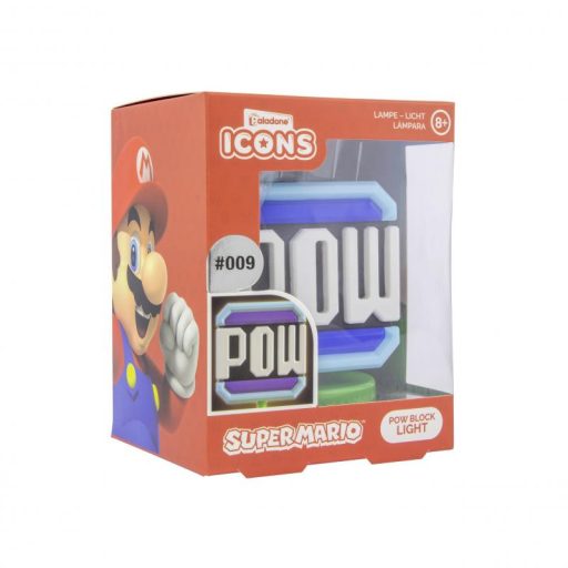 Super Mario POW blokk lámpa