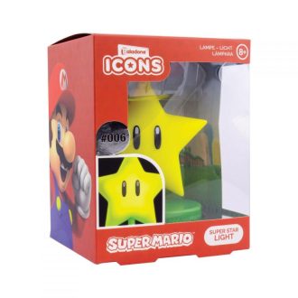 Super Mario - Super Star lámpa 
