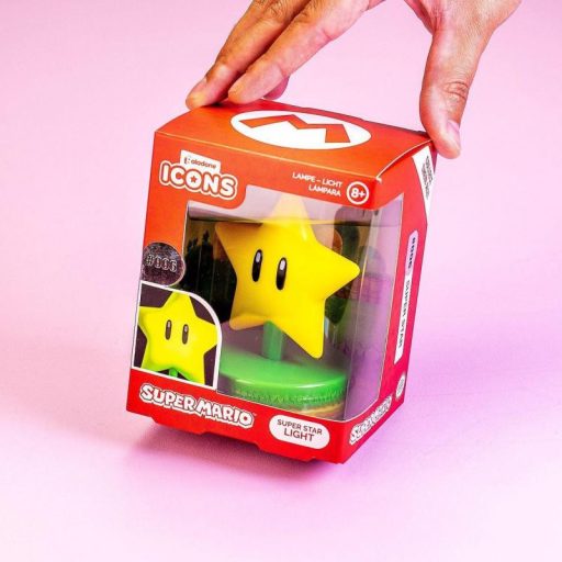 Super Mario - Super Star lámpa 
