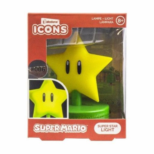 Super Mario - Super Star lámpa 