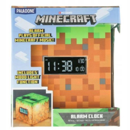 Minecraft Ébresztőóra - Fűblokk